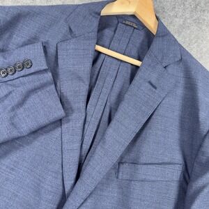 Brooks Brothers Blazer Sport Coat Mens 48 Long Blue 1818 Regent VBC Wool USA